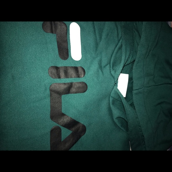 UO x FILA cropped hoodie - Picture 4 of 4